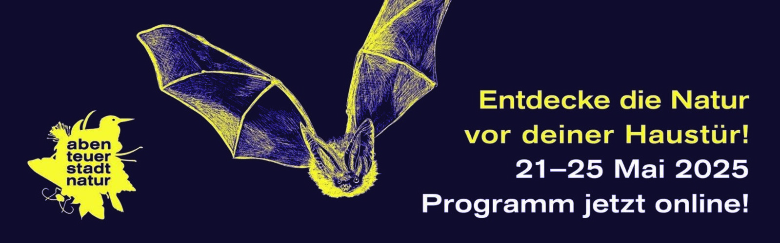 Festival Abenteuer Stadtnatur - 21. bis 25. Mai 2025